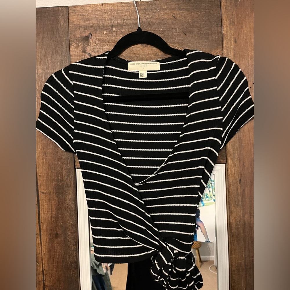 Project Social T Monochrome Striped Tee